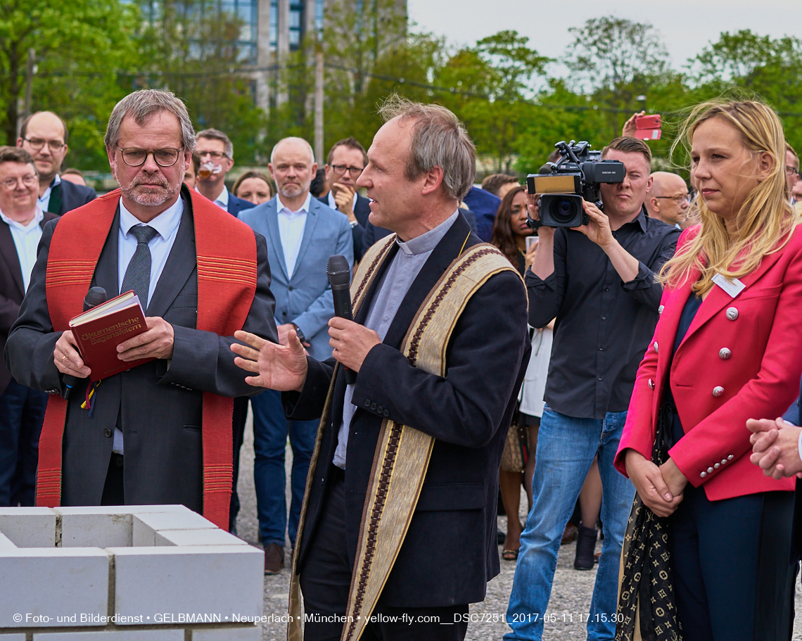 11. Mai 2017 - Grundsteinlegung für die LOGE und dem Kulturquadrat in Neuperlach